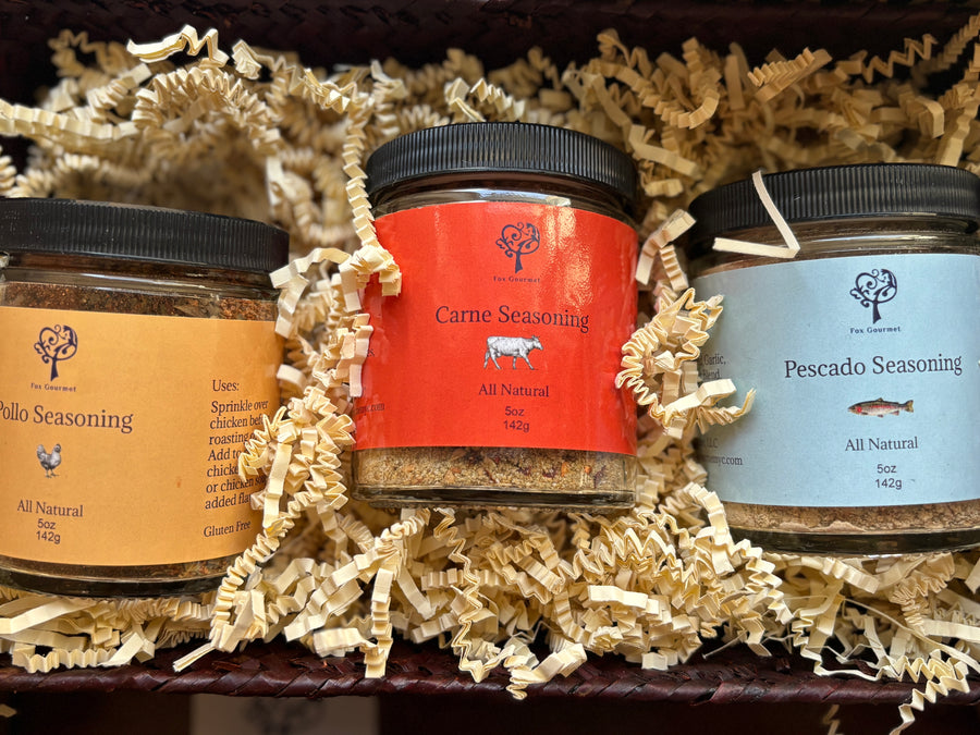 Fox Gourmet Gift Box of Seasonings — Latin seasoning collection for home cooks
